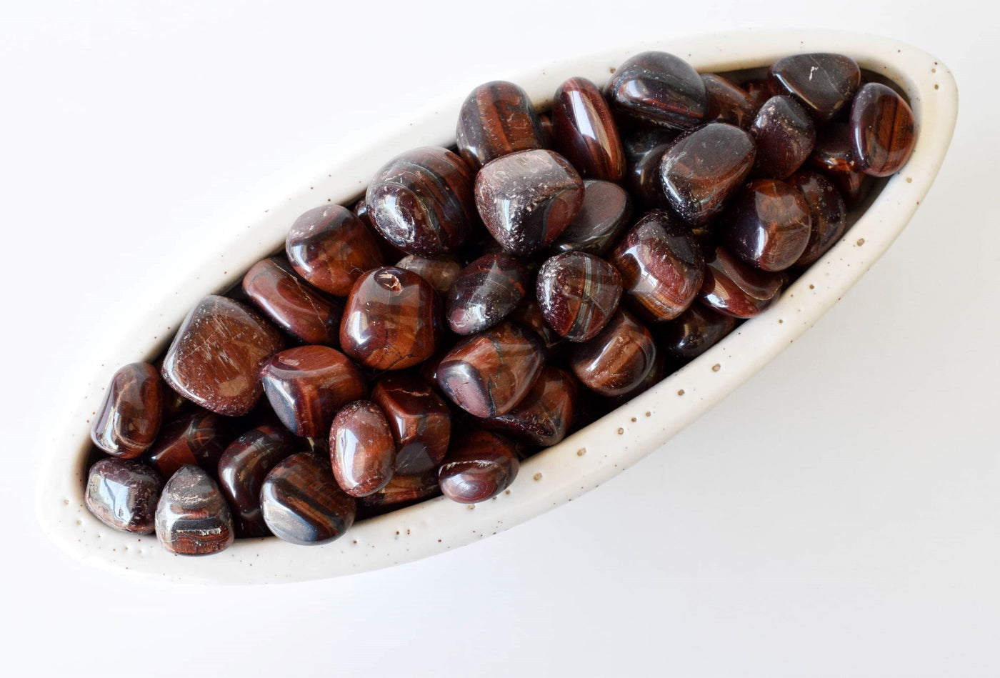 Red Tiger Eye Tumbled Crystals (Self Discovery and Self-Discipline)