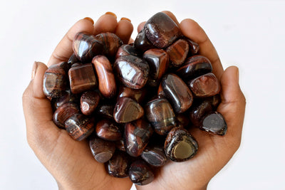 Red Tiger Eye Tumbled Crystals (Self Discovery and Self-Discipline)