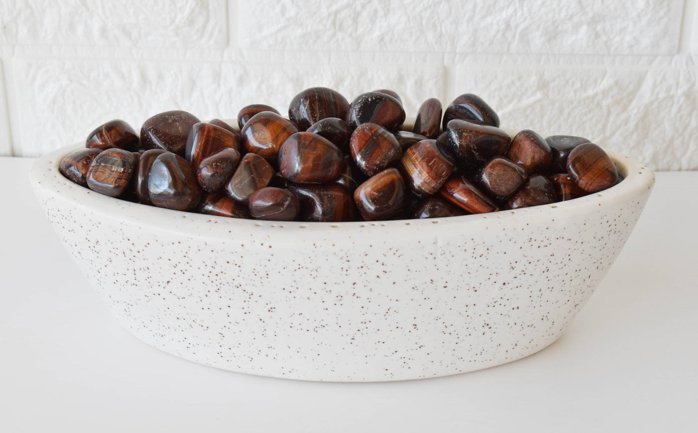 Red Tiger Eye Tumbled Crystals (Self Discovery and Self-Discipline)