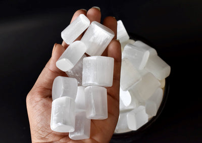 Selenite Tumbled Crystals (Purification and Aura Cleansing)