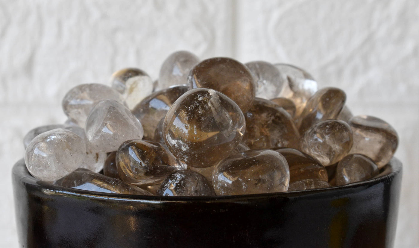 light Smokey Quartz Tumbled Crystals(Sense of Purpose and Purification)