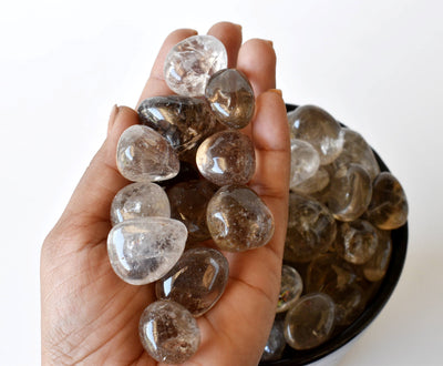 light Smokey Quartz Tumbled Crystals(Sense of Purpose and Purification)