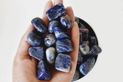 Sodalite Tumbled Crystals (Meditation and Angelic Communication)