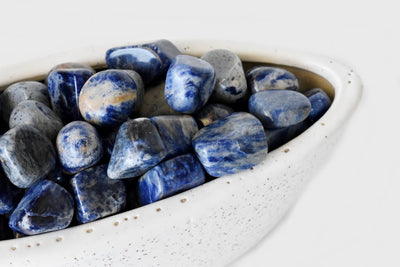 Sodalite Tumbled Crystals (Meditation and Angelic Communication)