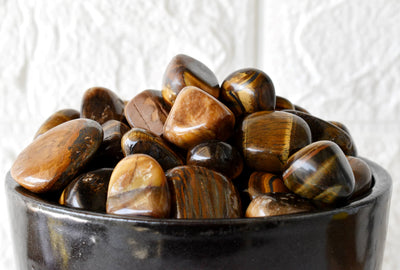 Tiger Eye Tumbled Crystals (Intuition and Protection)