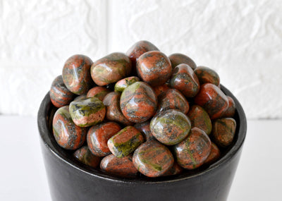 Unakite Tumbled Crystals (Self Discovery and Wisdom )