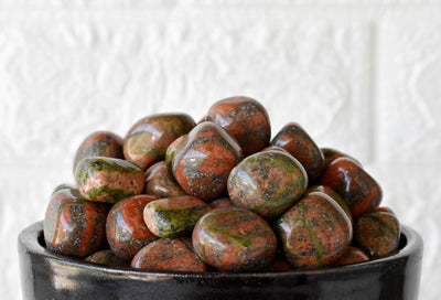 Unakite Tumbled Crystals (Self Discovery and Wisdom )