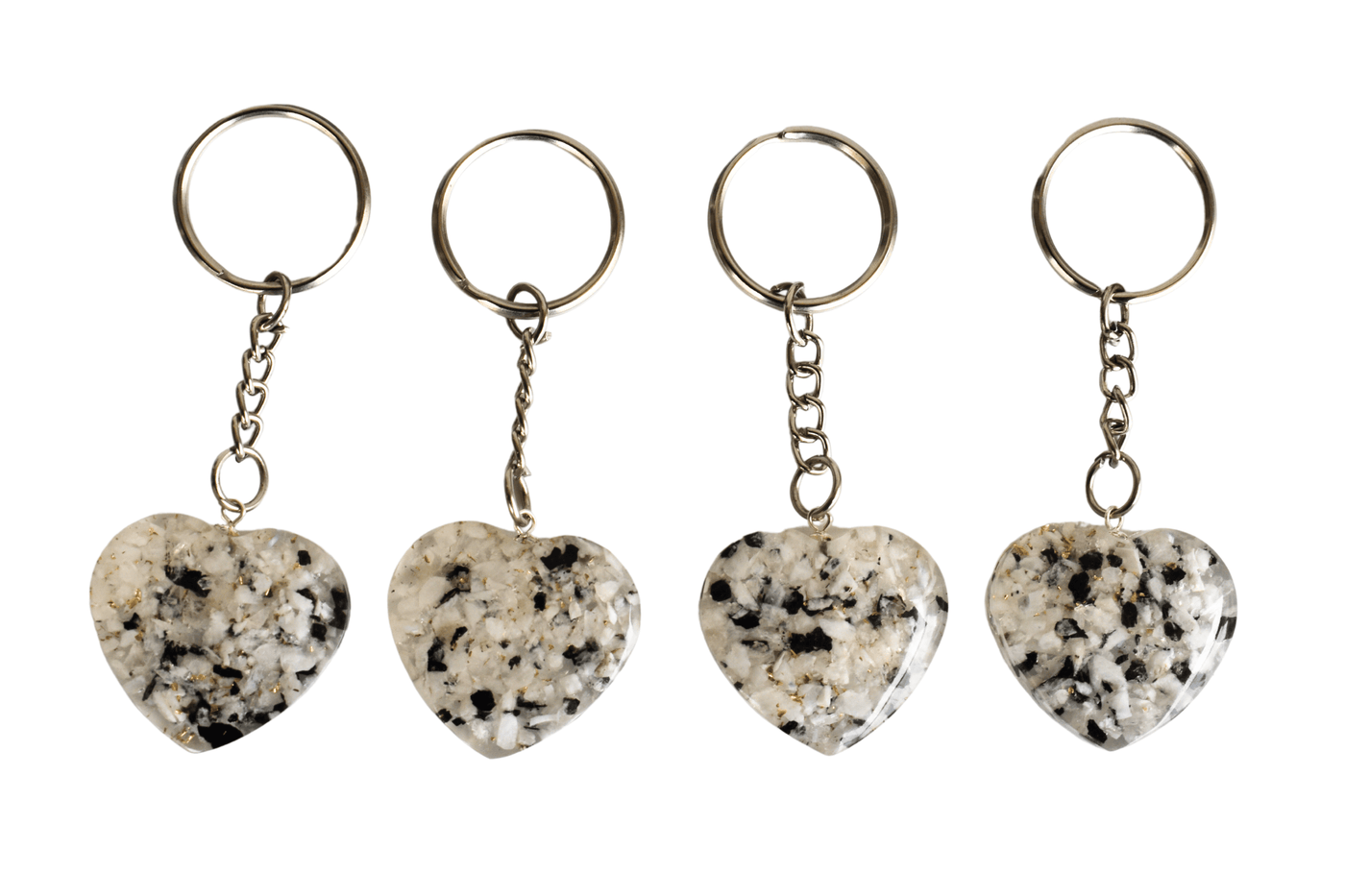 Rainbow Moonstone Key Chain, Gemstone Keychain Crystal Key Ring (Growth and Inspiration )