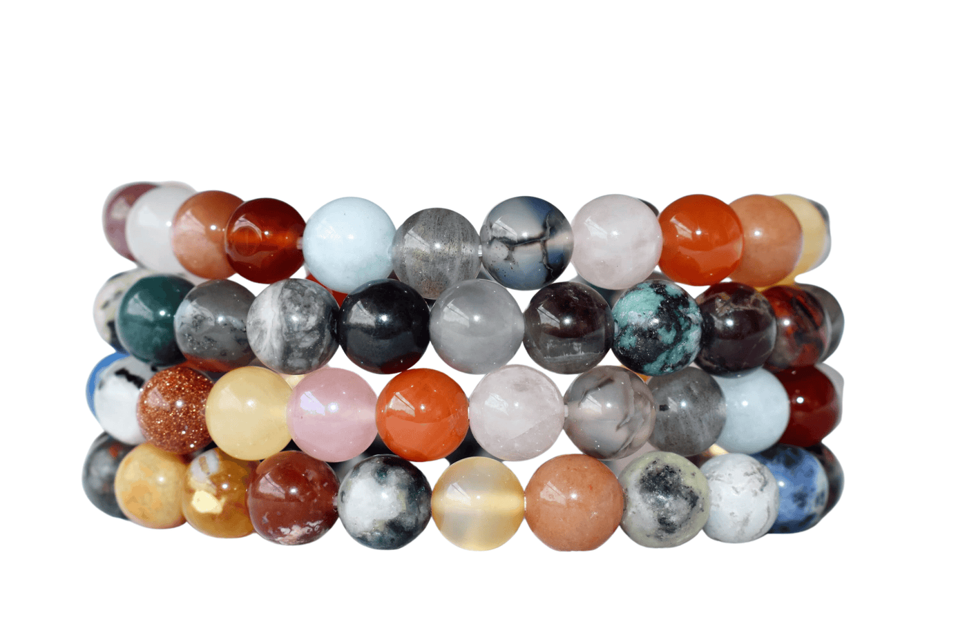 Happy Beads Crystal Bracelet, Assorted Crystal Bead Bracelet