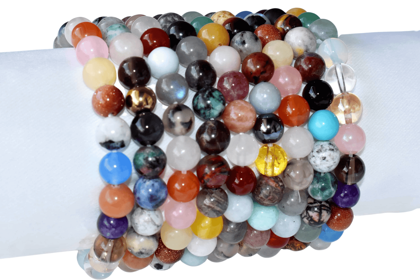 Happy Beads Crystal Bracelet, Assorted Crystal Bead Bracelet