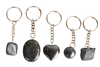 Hematite Key Chain, Gemstone Keychain Crystal Key Ring (Inspiration and Stress Relief)