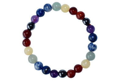 7 Chakra Bracelet, Chakra Crystals Bracelet, Yoga Reiki Healing Crystal Bracelet