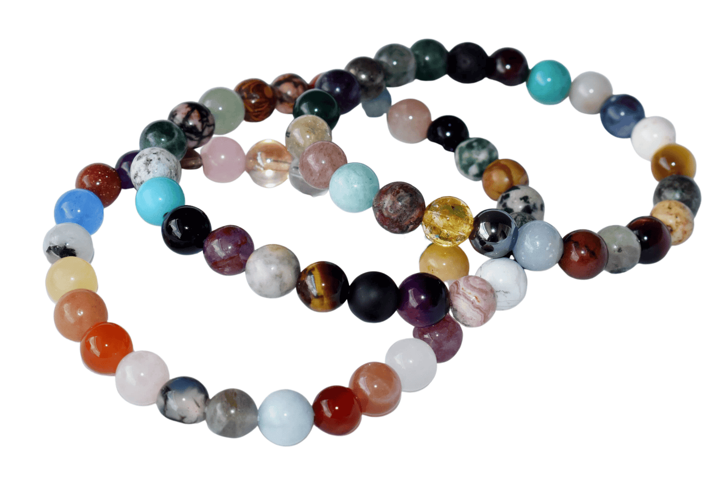 Happy Beads Crystal Bracelet, Assorted Crystal Bead Bracelet