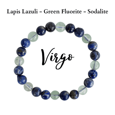 Virgo Zodiac Crystal Bracelet, Virgo Gifts