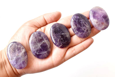 Amethyst Worry Pocket Stones