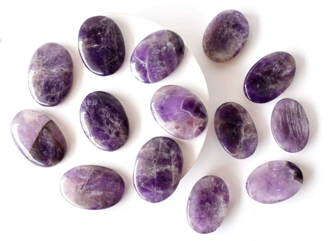 Amethyst Worry Pocket Stones