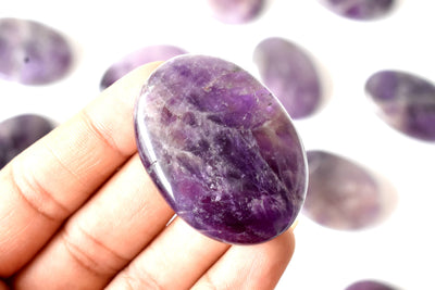 Amethyst Worry Pocket Stones