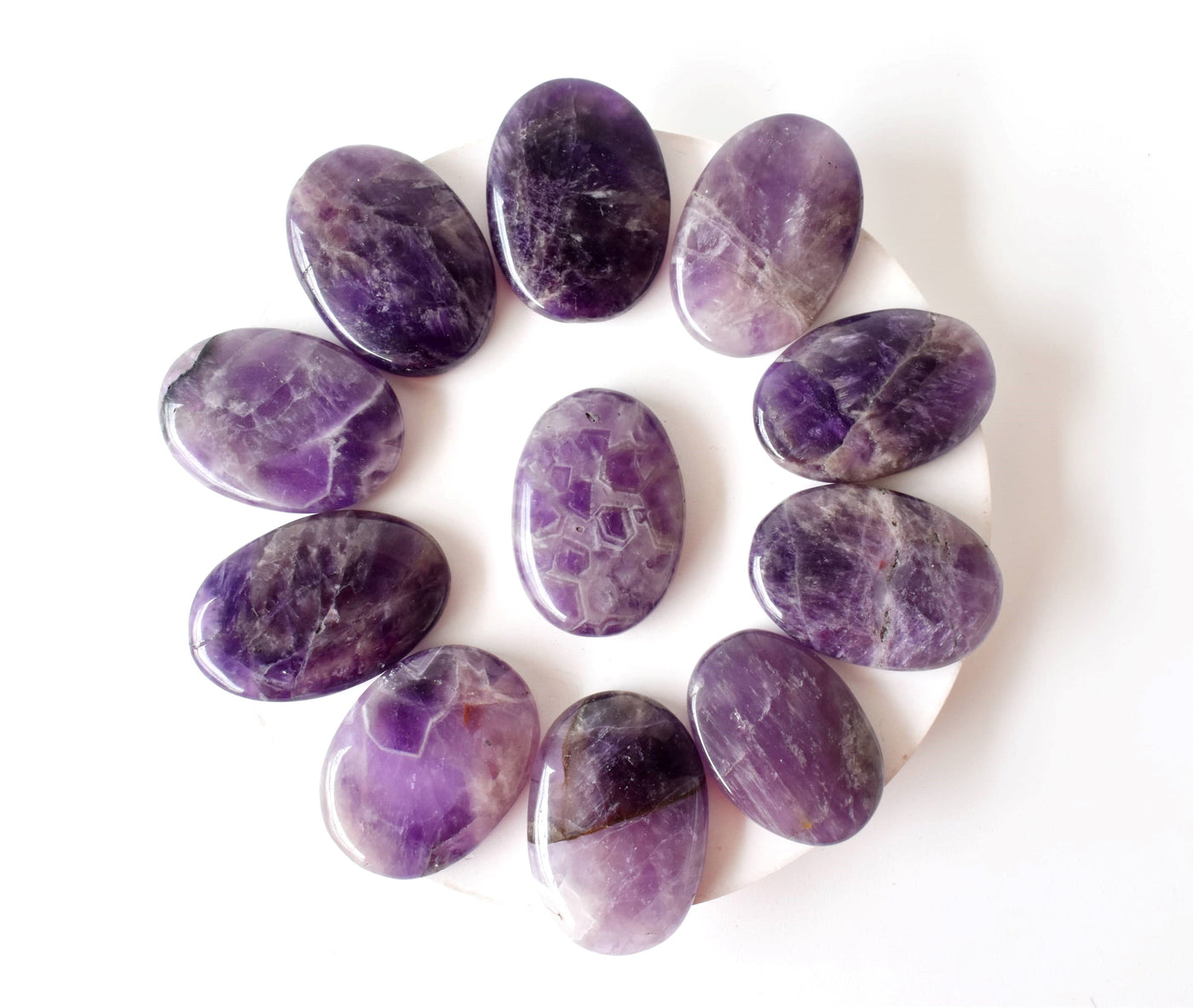 Amethyst Worry Pocket Stones