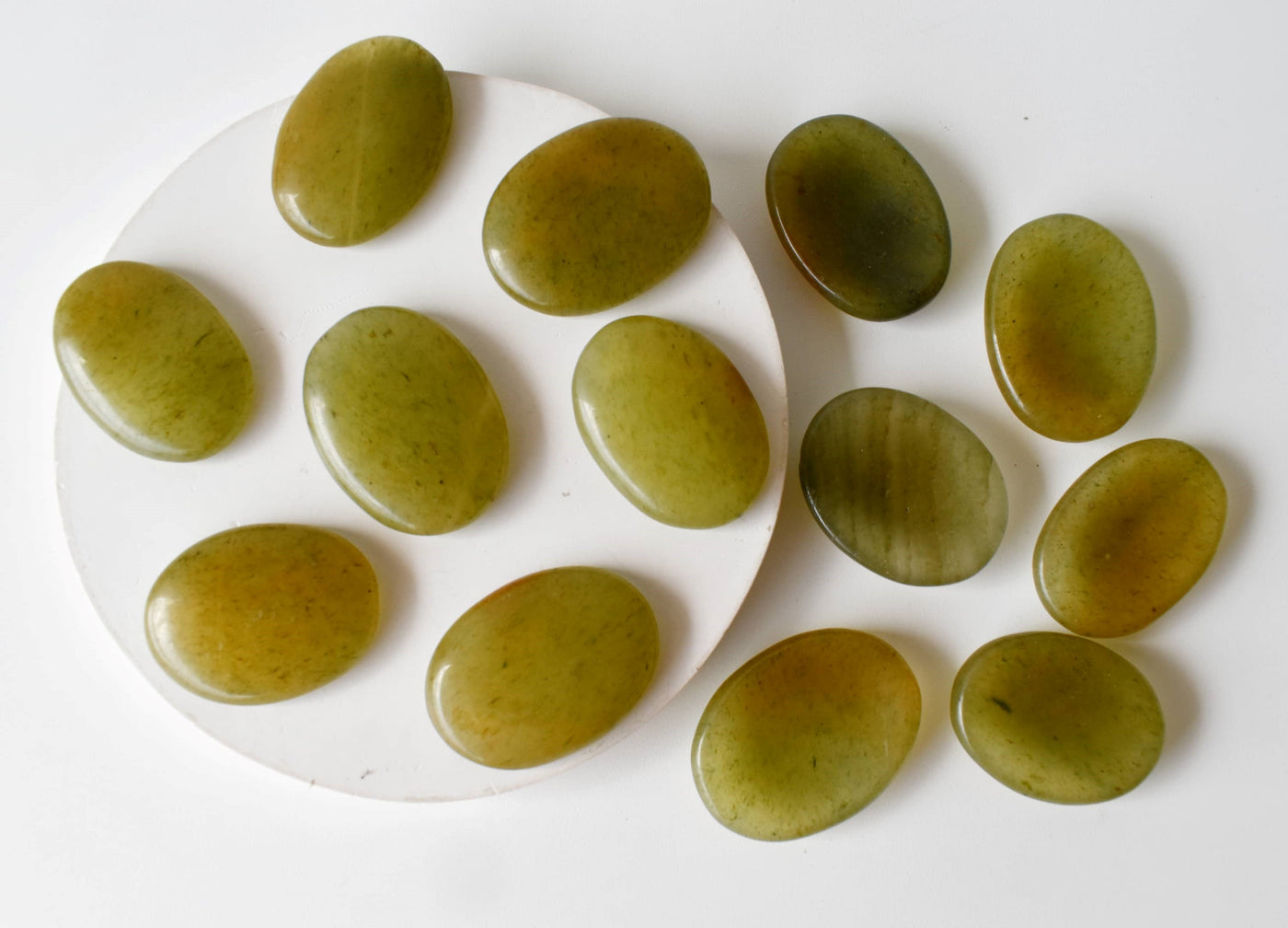 Green Aventurine Pocket Stones (Emotional Understanding and Cleansing)