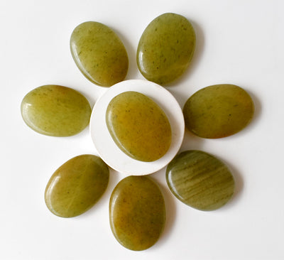 Green Aventurine Pocket Stones (Emotional Understanding and Cleansing)