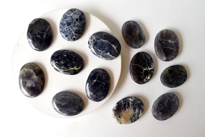 Iolite Pocket Stones (Self- Healing and Communication With Higher Realms)