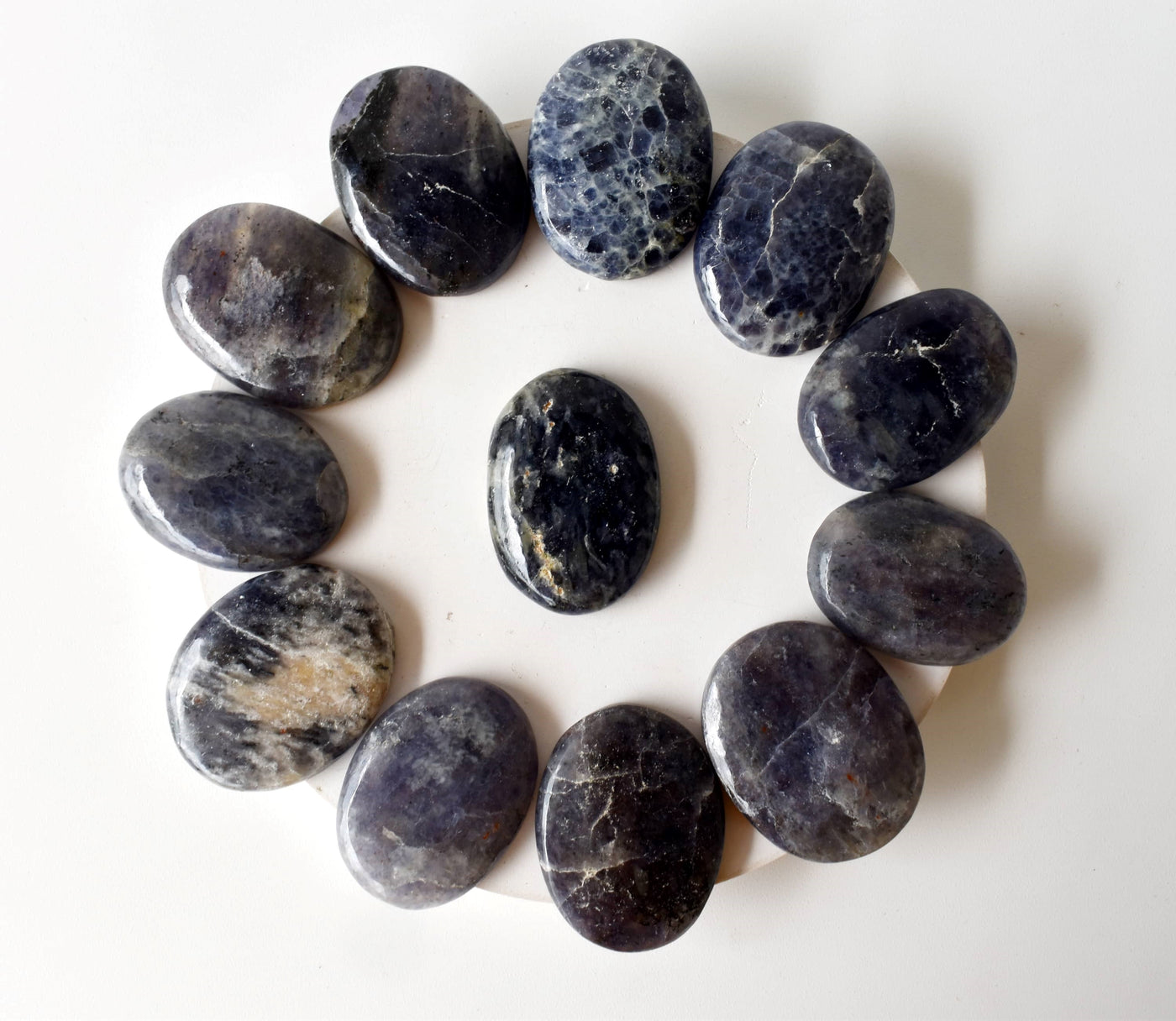 Iolite Pocket Stones (Self- Healing and Communication With Higher Realms)