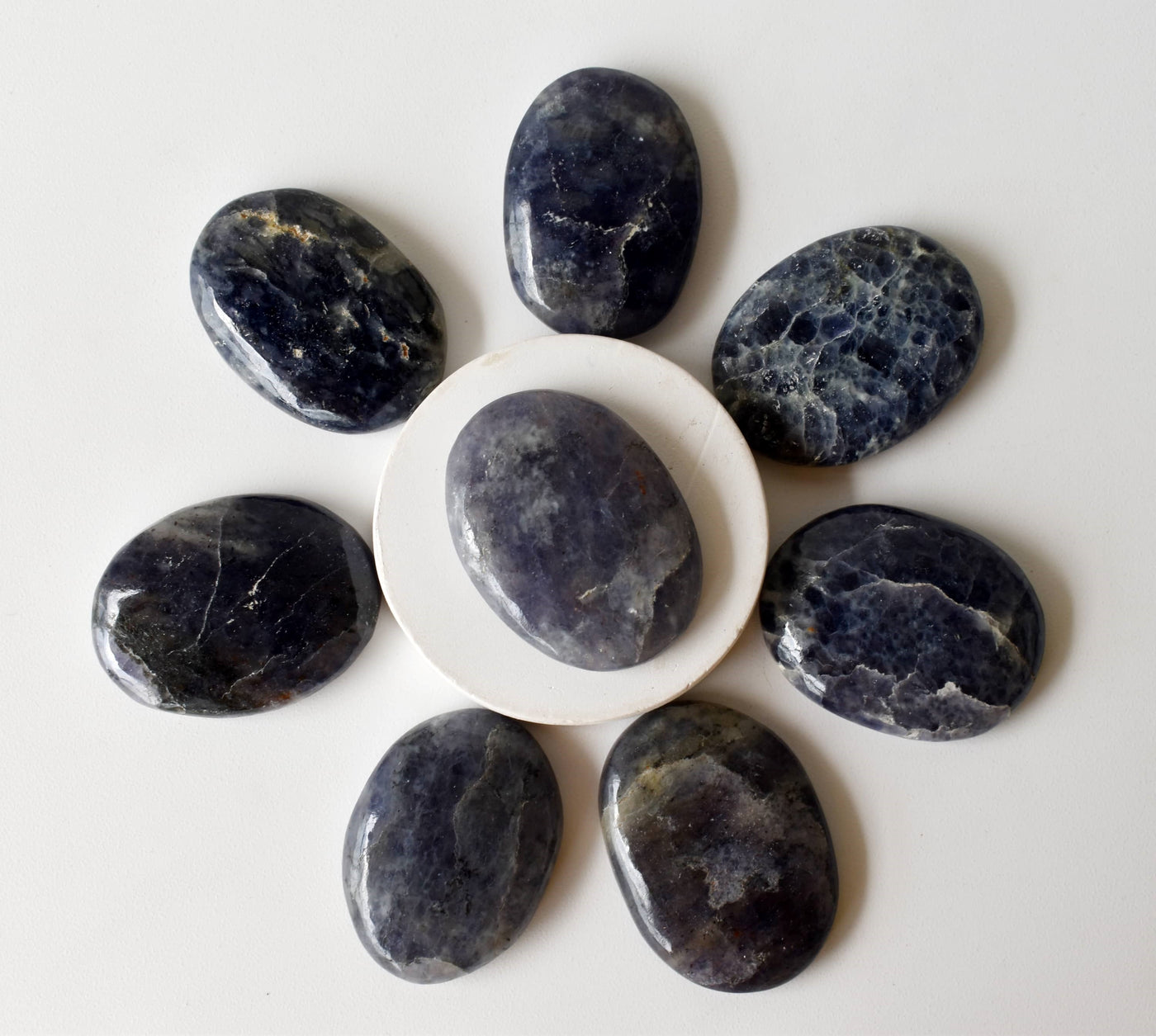 Iolite Pocket Stones (Self- Healing and Communication With Higher Realms)