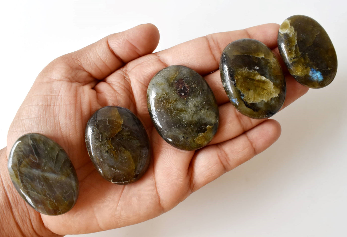 Labradorite Pocket Stones (Synchronicity and Protection)