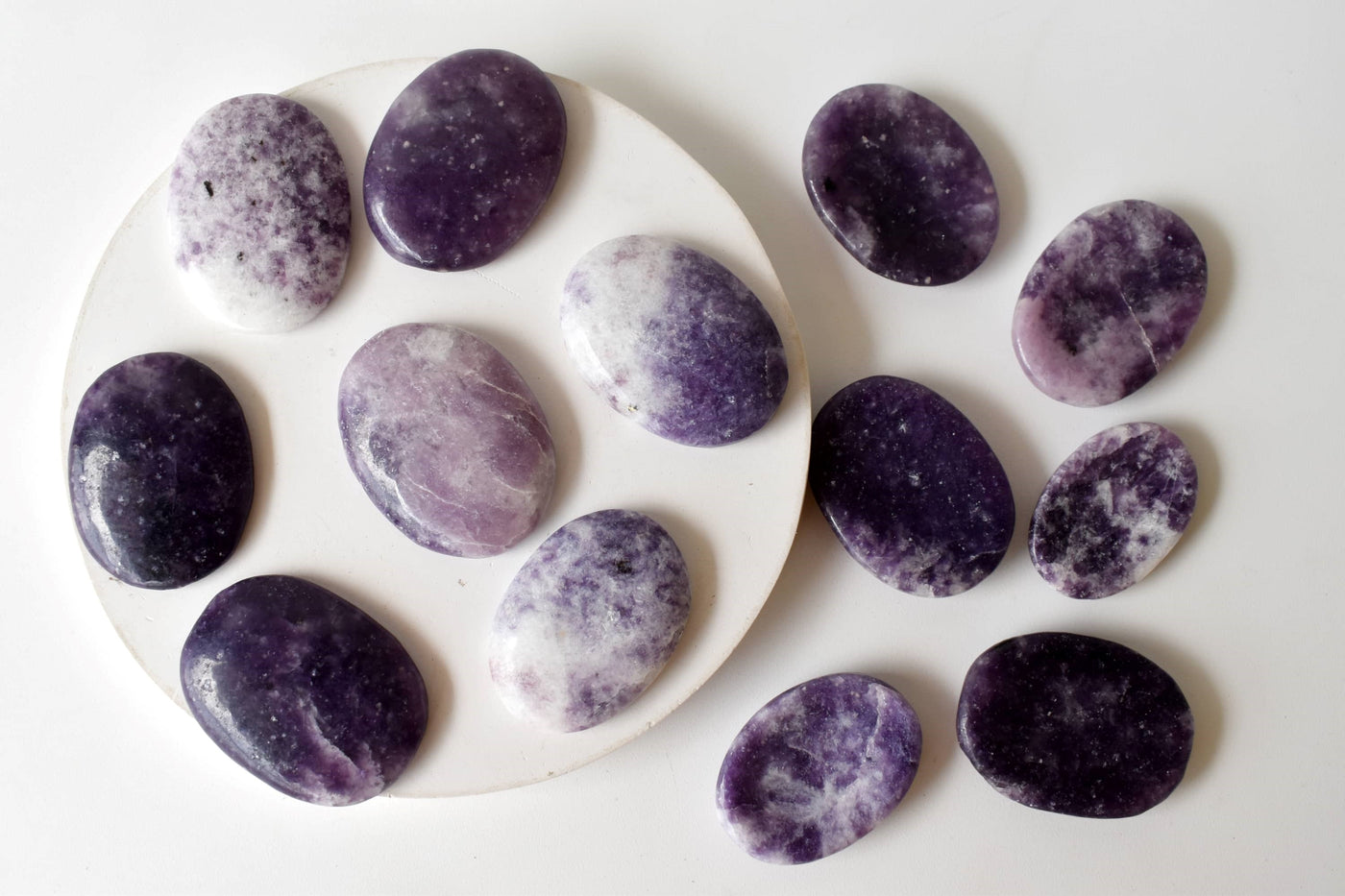 Lepidolite Pocket Stones (Joy and Relaxation)