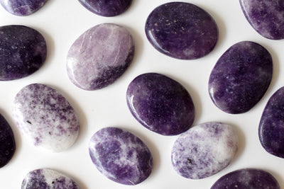 Lepidolite Pocket Stones (Joy and Relaxation)