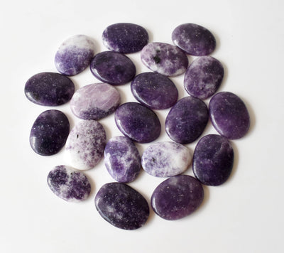 Lepidolite Pocket Stones (Joy and Relaxation)