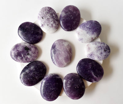 Lepidolite Pocket Stones (Joy and Relaxation)