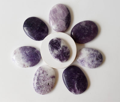 Lepidolite Pocket Stones (Joy and Relaxation)