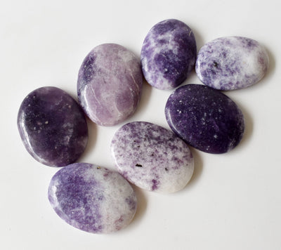 Lepidolite Pocket Stones (Joy and Relaxation)