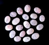 Pierre d'inquiétude en quartz rose pour la guérison des cristaux (Pocket Palm Stone / Thumb Stone)