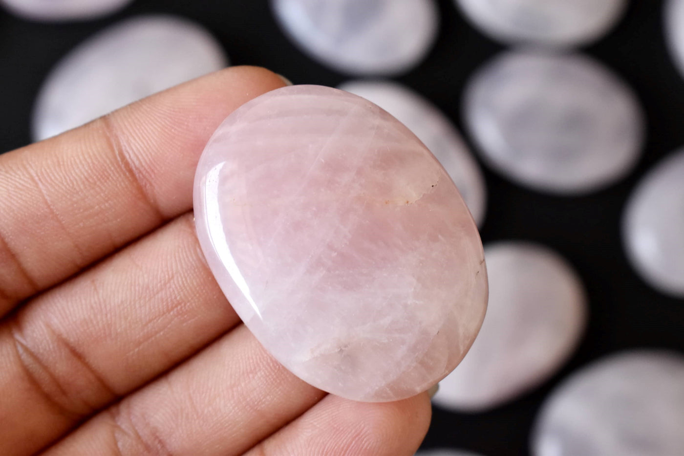 Rose Quartz Pocket Stones (Anxiety Relief and Relaxation)