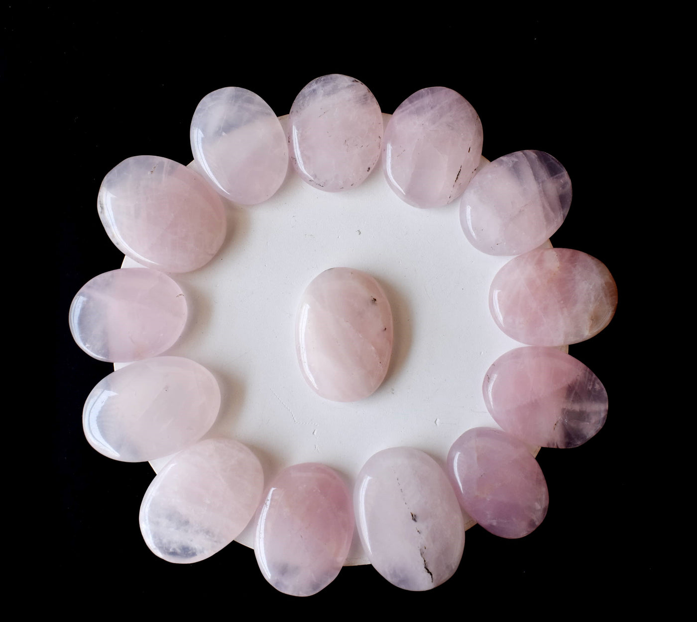 Rose Quartz Pocket Stones (Anxiety Relief and Relaxation)