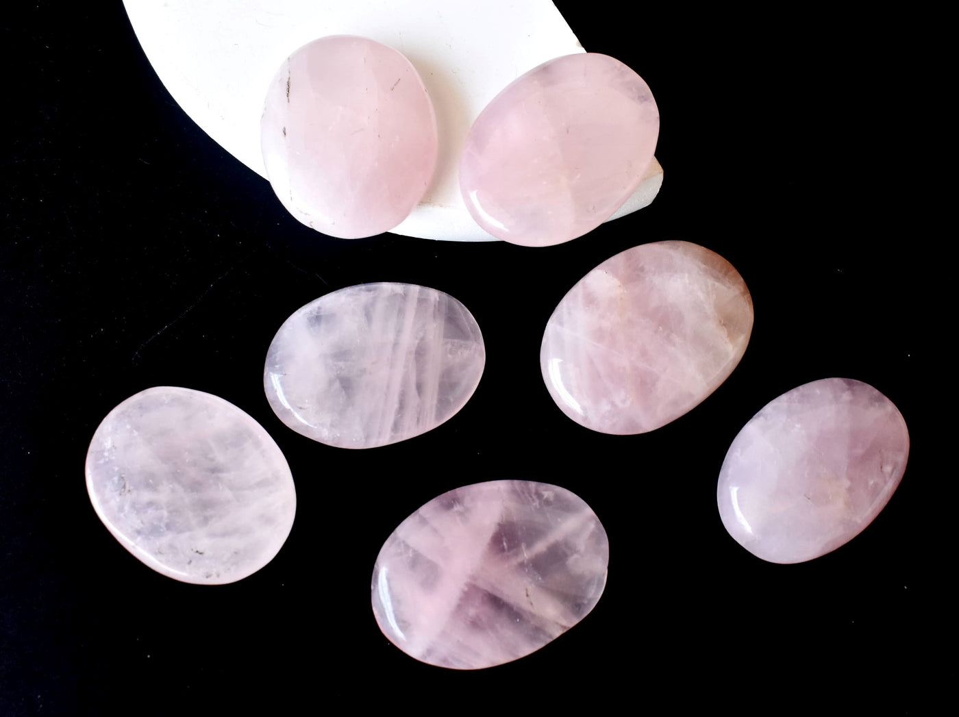 Rose Quartz Pocket Stones (Anxiety Relief and Relaxation)