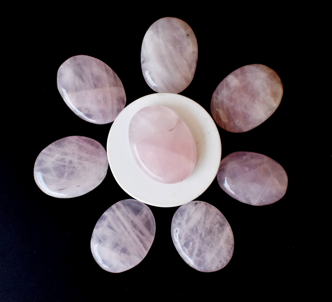 Rose Quartz Pocket Stones (Anxiety Relief and Relaxation)