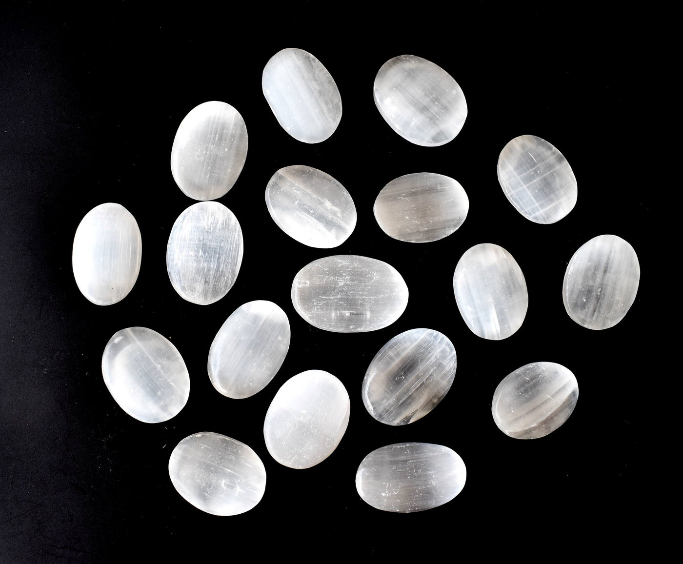 Selenite Pocket Stones (Protection and Clairvoyance )