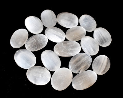 Selenite Pocket Stones (Protection and Clairvoyance )