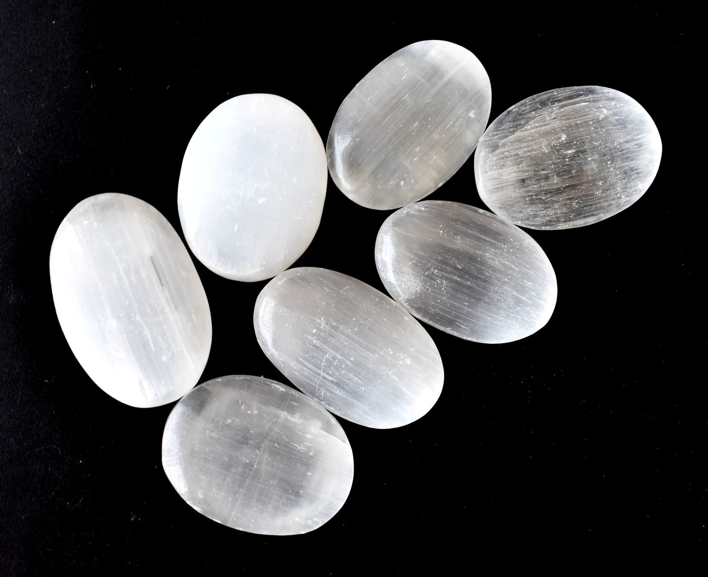 Selenite Pocket Stones (Protection and Clairvoyance )