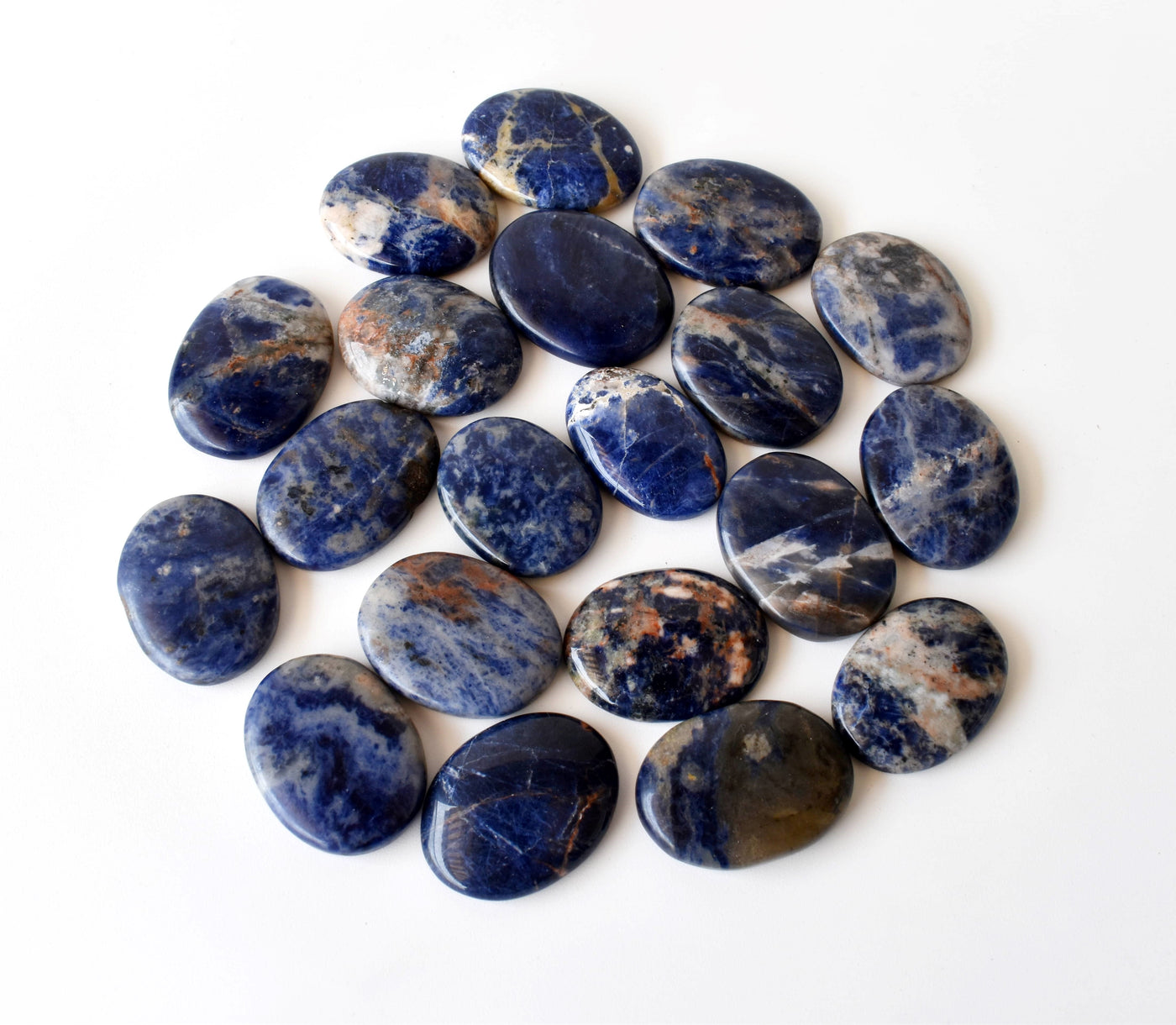 Sodalite Pocket Stones (Meditation and Self-Acceptance)