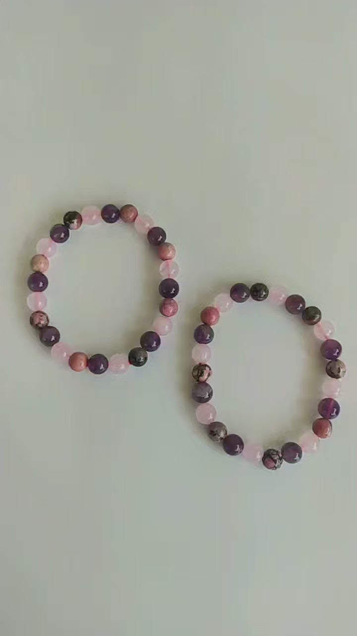 Attracting LOVE Crystal Bracelet (Enhances, Compassion, Connection)