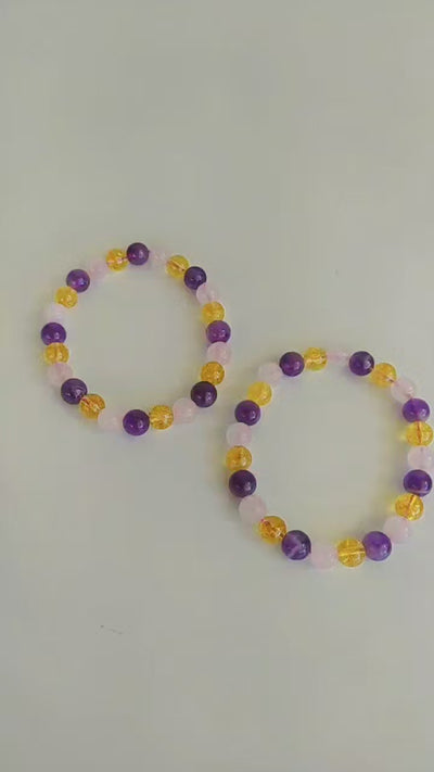 Promoting EMOTIONAL HEALING Bracelet Crystal Bracelet (Protection and Vitality)