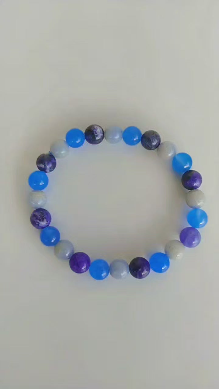 THIRD EYE Chakra Crystal Bracelet