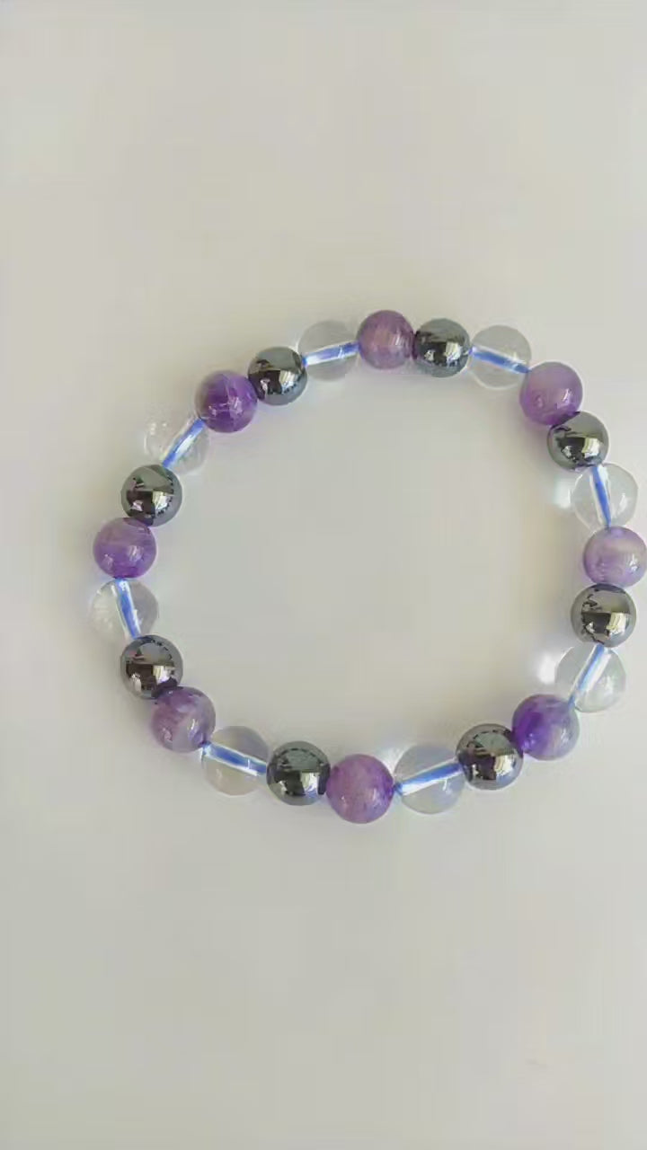 Aquarius Zodiac Crystal Bracelet, Aquarius Gifts