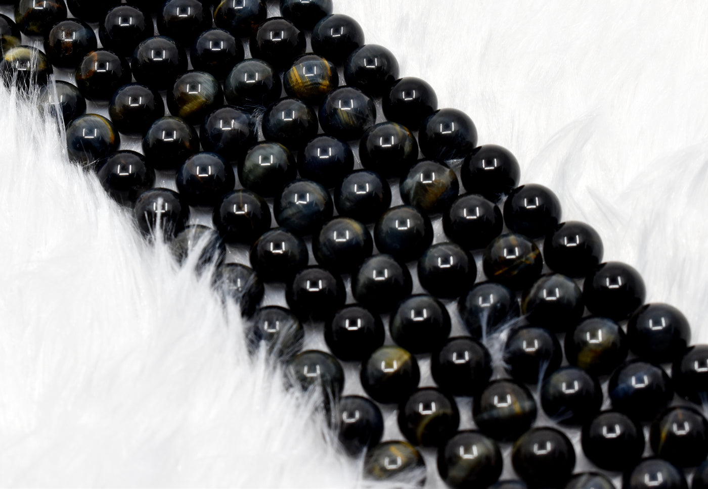 Golden Obsidian Beads, Natural Round Crystal Beads 4mm to 12mm