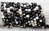 Black & White Zebra Jasper AAA Grade 4mm, 6mm, 8mm, 10mm, 12mm Round Beads