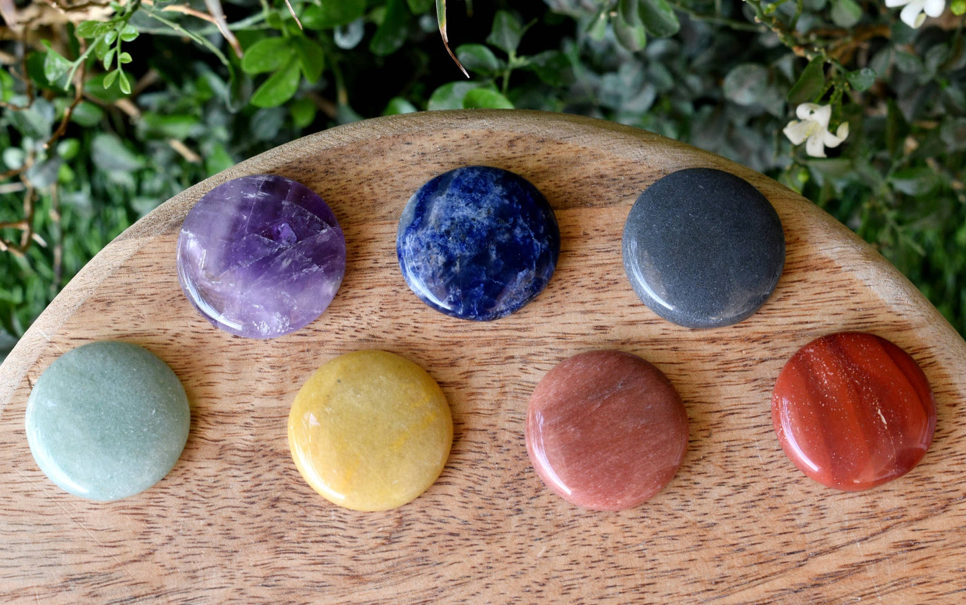 7pcs Chakra Round Crystal Set